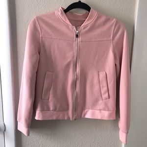 Pink zipper jacket